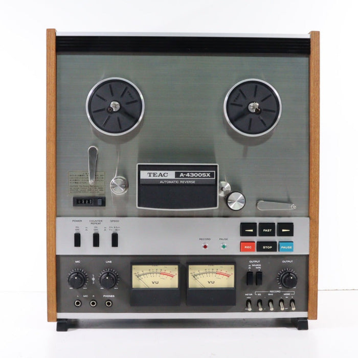 Teac A-4300SX Reel-to-Reel Stereo Tape Deck with Auto Reverse-Reel-to-Reel Tape Players & Recorders-SpenCertified-vintage-refurbished-electronics