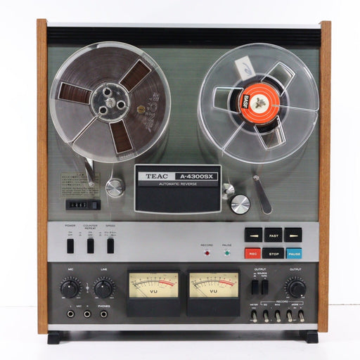 Teac A-4300SX Reel-to-Reel Stereo Tape Deck with Auto Reverse-Reel-to-Reel Tape Players & Recorders-SpenCertified-vintage-refurbished-electronics