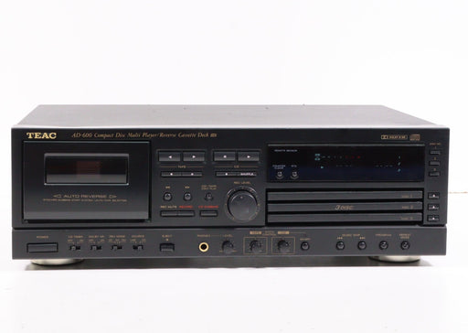 Teac AD-600 3-Disc CD Player and Cassette Deck Combo System (NO BUTTONS WORK)-Cassette Players & Recorders-SpenCertified-vintage-refurbished-electronics