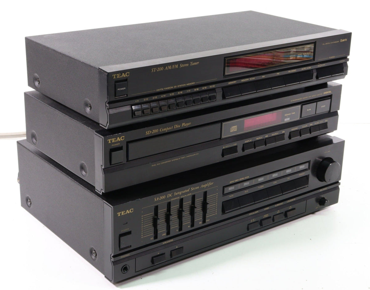 Teac Audio System Bundle (ST-200 Tuner, SD-200 CD Player, and SA