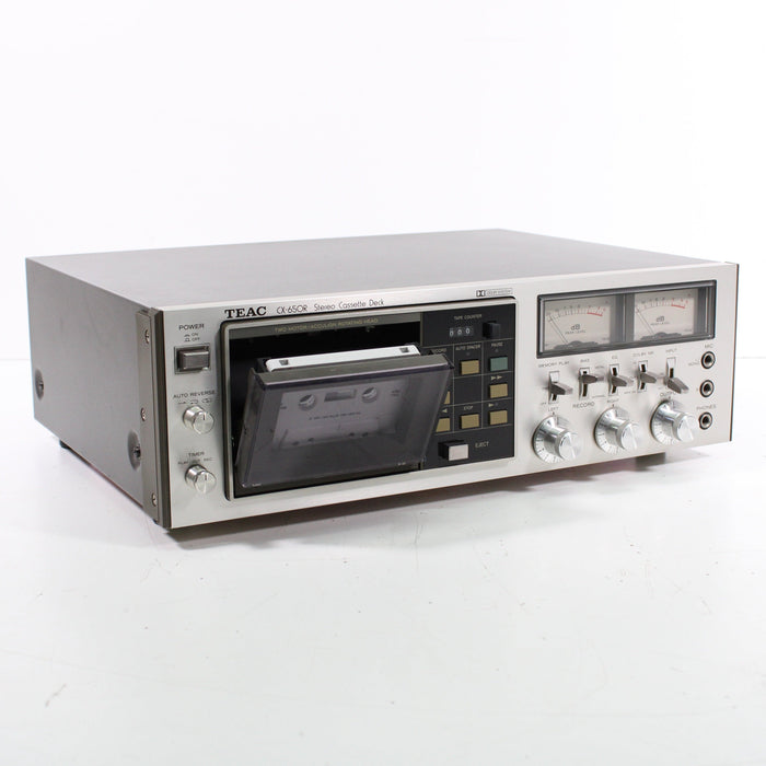 Teac CX-650R Stereo Cassette Deck with Original Box (1979)-Cassette Players & Recorders-SpenCertified-vintage-refurbished-electronics