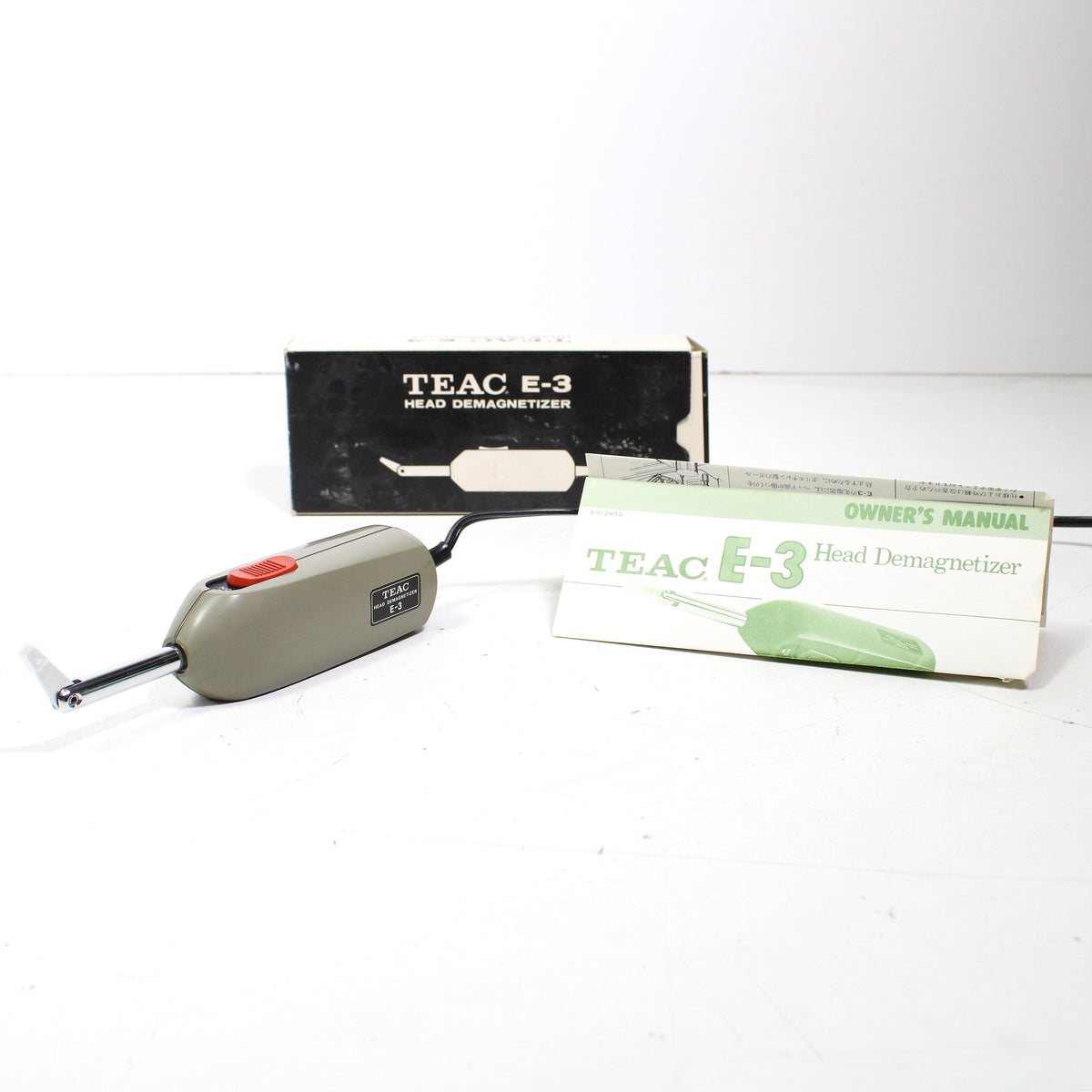 TEAC HEAD DEMAGNETIZER E-3 本体 Teac-E-3-Vintage-Cassette-Tape