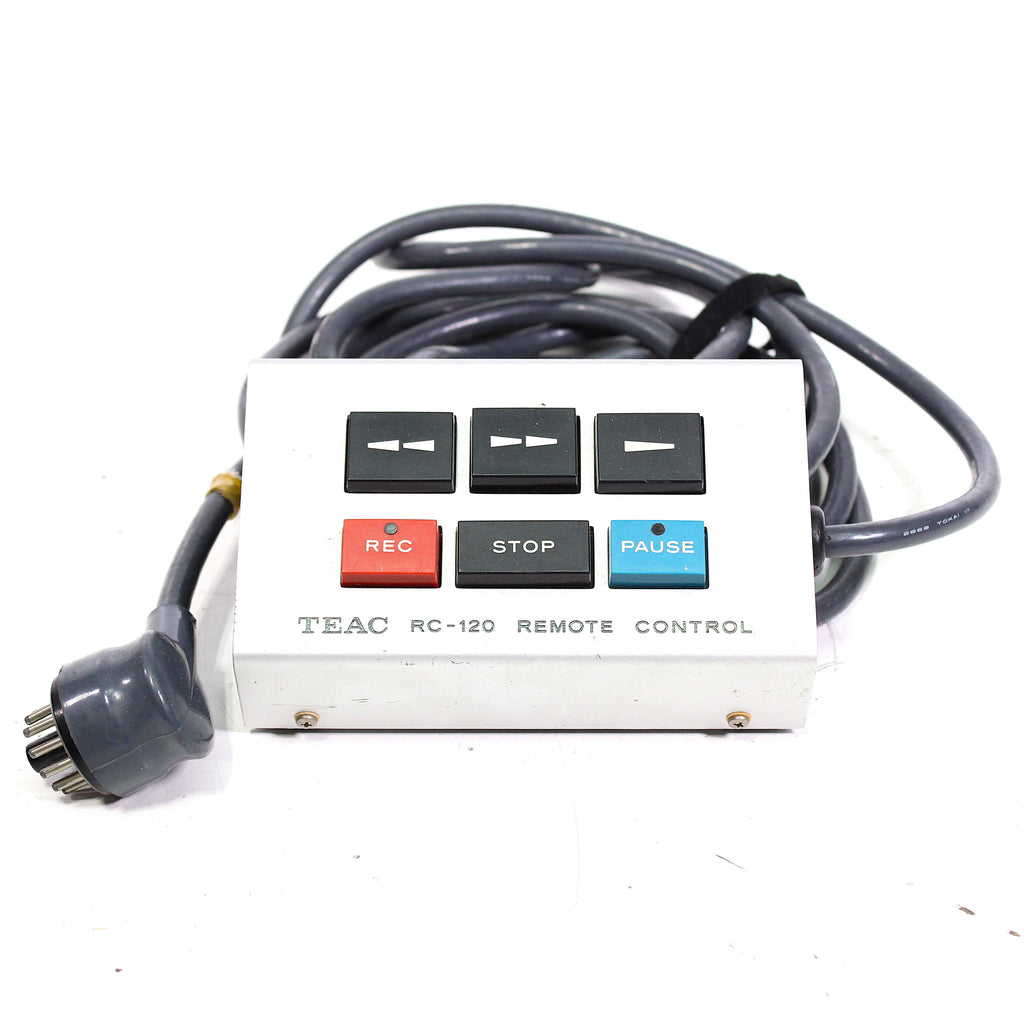 Teac RC-120 Wired Remote Control for Reel-to-Reel Tape Recorder A