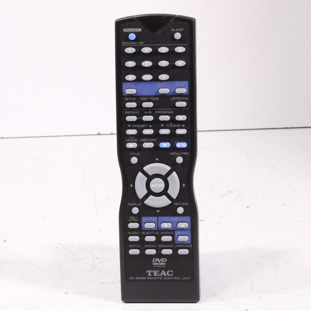 TEAC RC-829B Remote Control for DVD Player — SpenCertified