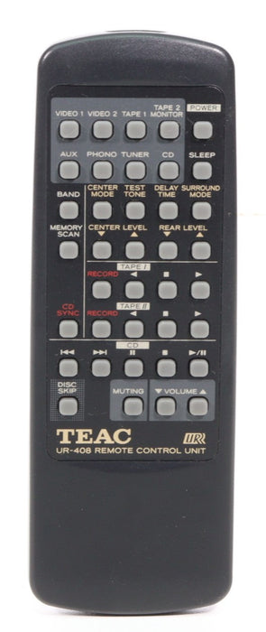 Teac UR-408 Remote Control for AV Receiver AG-V7700-Remote Controls-SpenCertified-vintage-refurbished-electronics