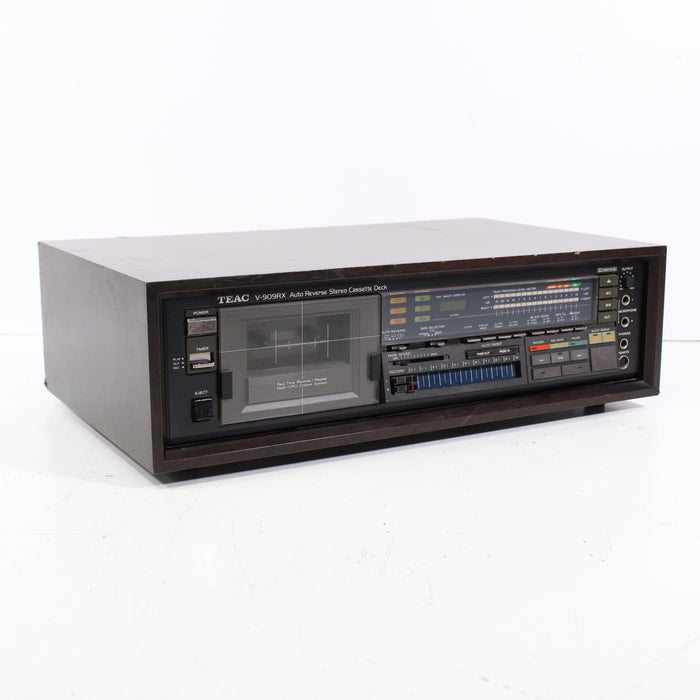 Teac V-909RX Auto Reverse Stereo Cassette Deck DBX Wooden Case (1983) (AS IS)-Cassette Players & Recorders-SpenCertified-vintage-refurbished-electronics