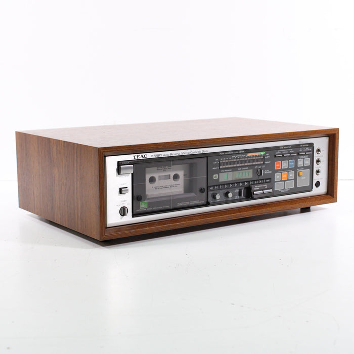 Teac V-95RX Auto Reverse Stereo Cassette Deck Wooden Case (1982)-Cassette Players & Recorders-SpenCertified-vintage-refurbished-electronics