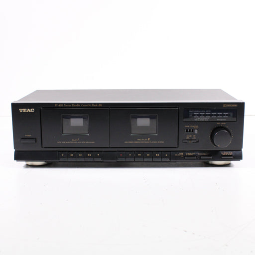 Teac W-410 Stereo Double Cassette Deck-Cassette Players & Recorders-SpenCertified-vintage-refurbished-electronics