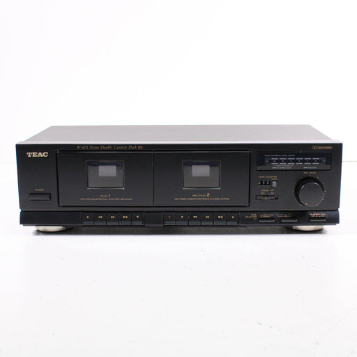 Teac W-410 Stereo Double Cassette Deck-Cassette Players & Recorders-SpenCertified-vintage-refurbished-electronics
