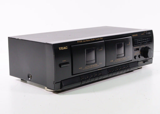 Teac W-505 Double Cassette Deck with Auto Reverse-Cassette Players & Recorders-SpenCertified-vintage-refurbished-electronics