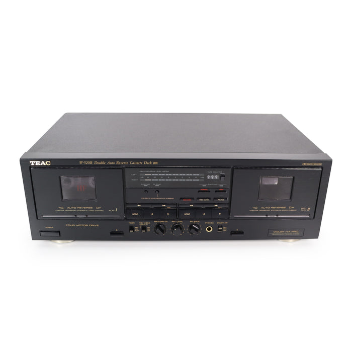 TEAC W-520R Dual Deck Cassette Player-Electronics-SpenCertified-refurbished-vintage-electonics