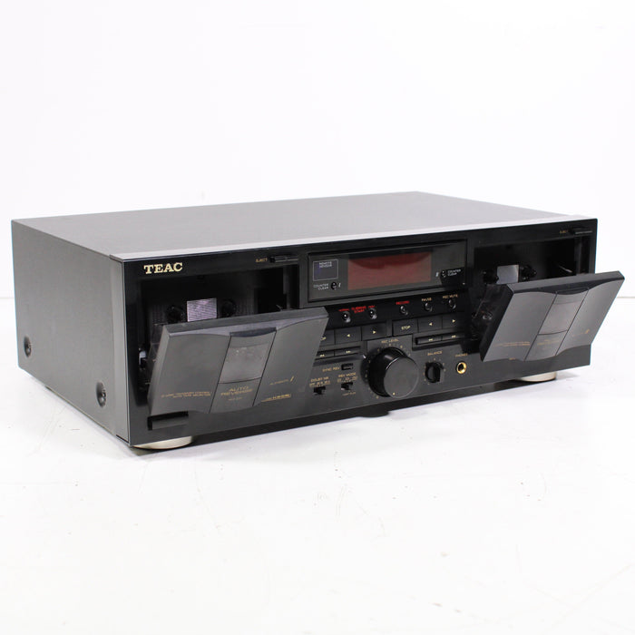 Teac W-750R Double Cassette Deck Auto Reverse, HX Pro-Cassette Players & Recorders-SpenCertified-vintage-refurbished-electronics