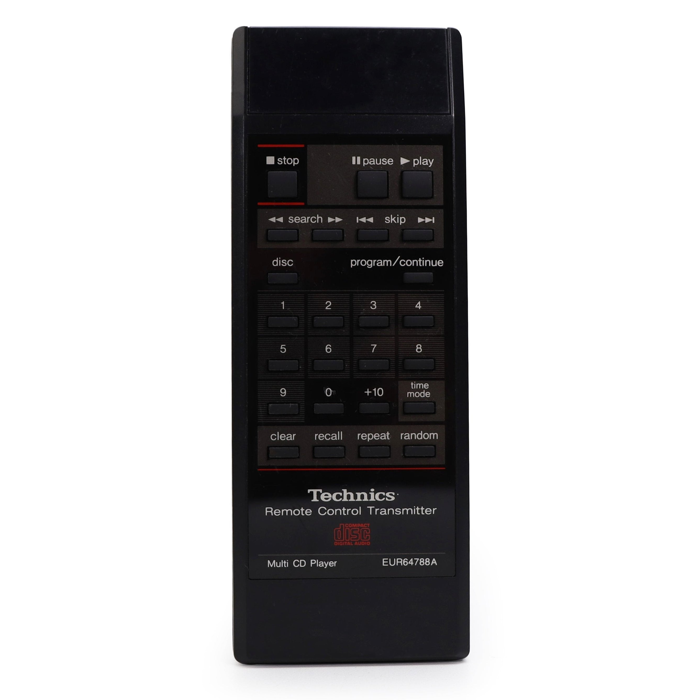 Technics EUR64788A Remote Control for 6-Disc CD Changer SL-P400C ...