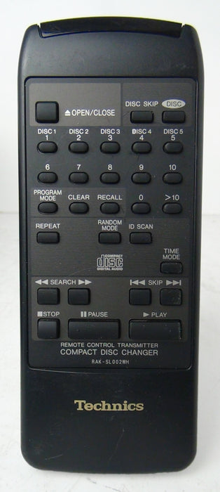 Technics RAK-SL002WH Remote Control for CD Changer SL-PD847 and More-Remote Controls-SpenCertified-vintage-refurbished-electronics