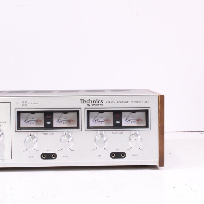 Technics RS-858 8-Track Cartridge Deck with 8 Classic 8-Track Tapes (1974)-8 Track Player-SpenCertified-vintage-refurbished-electronics