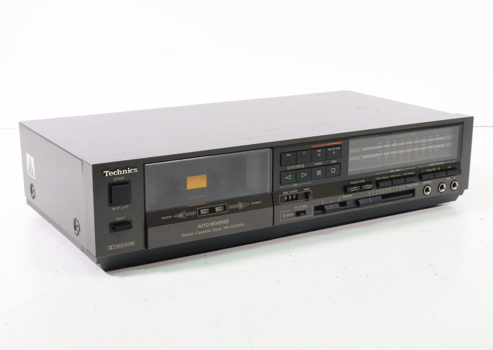 Technics RS-AV500R Stereo Single Cassette Deck-Cassette Players & Recorders-SpenCertified-vintage-refurbished-electronics