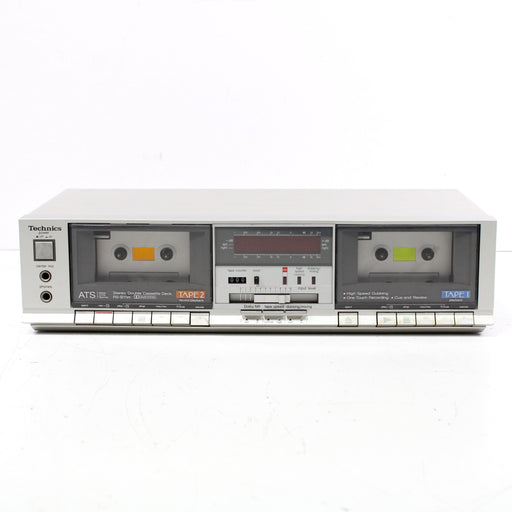 Technics RS-B11W Stereo Double Cassette Deck with Original Box (1984-86)-Cassette Players & Recorders-SpenCertified-vintage-refurbished-electronics