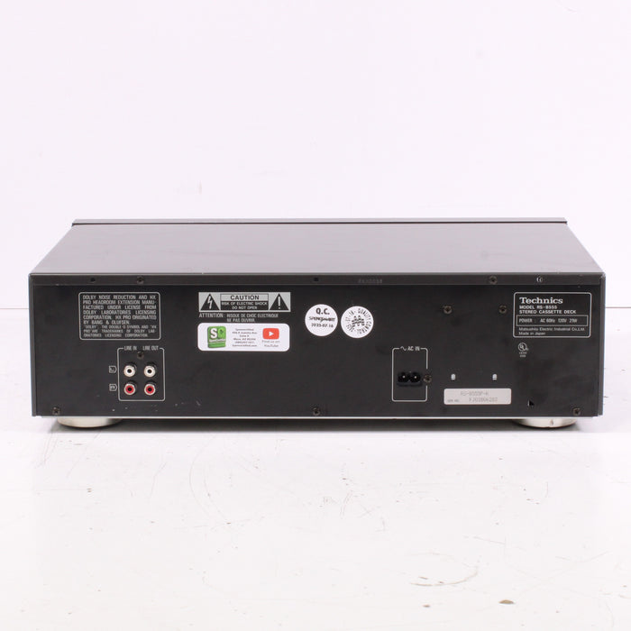 Technics RS‑B555 2‑Head Direct‑Drive Cassette Deck HX‑Pro (1988–1990)-Cassette Players & Recorders-SpenCertified-vintage-refurbished-electronics