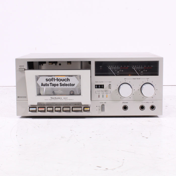 Technics RS-M07 Dolby NR Stereo Cassette Deck (1981)-Cassette Players & Recorders-SpenCertified-vintage-refurbished-electronics