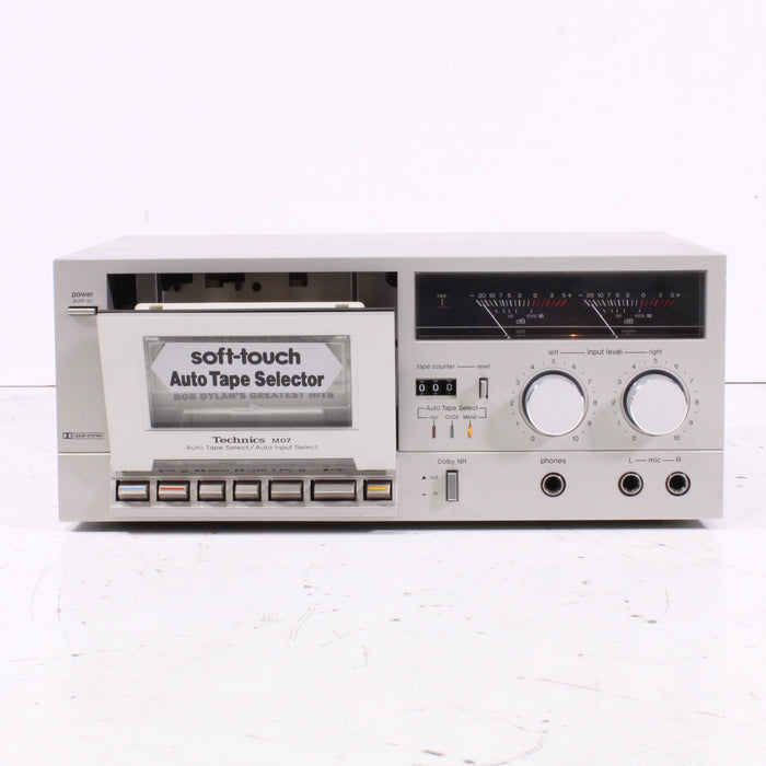 Technics RS-M07 Dolby NR Stereo Cassette Deck (1981)-Cassette Players & Recorders-SpenCertified-vintage-refurbished-electronics