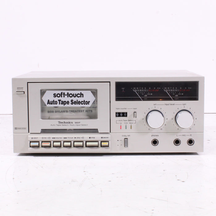 Technics RS-M07 Dolby NR Stereo Cassette Deck (1981)-Cassette Players & Recorders-SpenCertified-vintage-refurbished-electronics