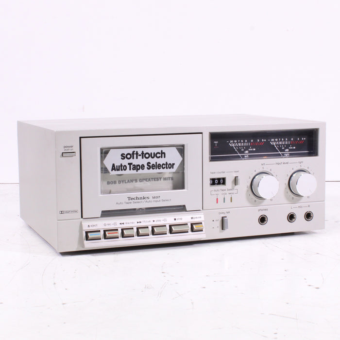 Technics RS-M07 Dolby NR Stereo Cassette Deck (1981)-Cassette Players & Recorders-SpenCertified-vintage-refurbished-electronics