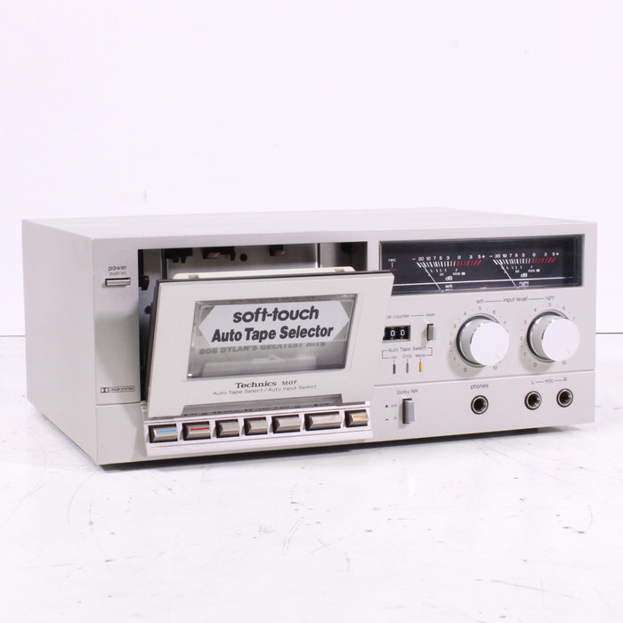 Technics RS-M07 Dolby NR Stereo Cassette Deck (1981)-Cassette Players & Recorders-SpenCertified-vintage-refurbished-electronics