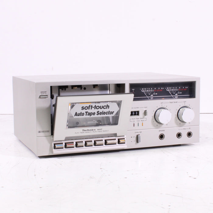 Technics RS-M07 Dolby NR Stereo Cassette Deck (1981)-Cassette Players & Recorders-SpenCertified-vintage-refurbished-electronics