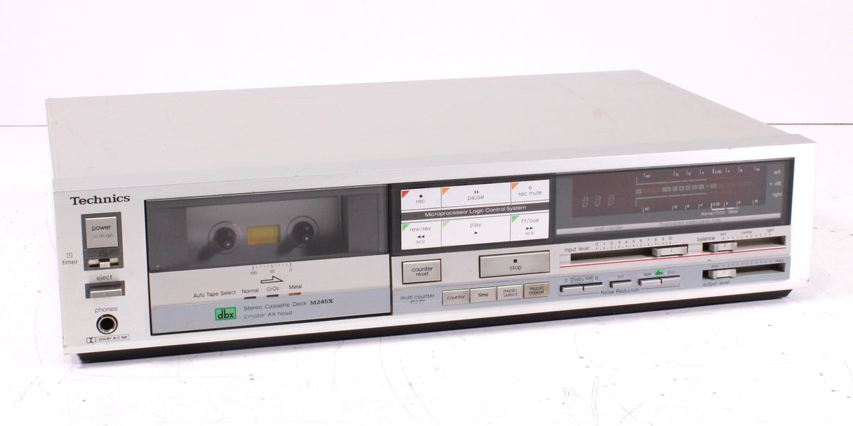 Technics RS-M245X Stereo Cassette Deck Microprocessor Controlled