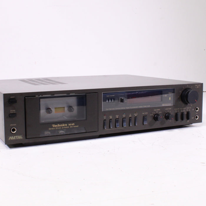 Technics RS-M45 Stereo Cassette Deck (1980-83)-Cassette Players & Recorders-SpenCertified-vintage-refurbished-electronics