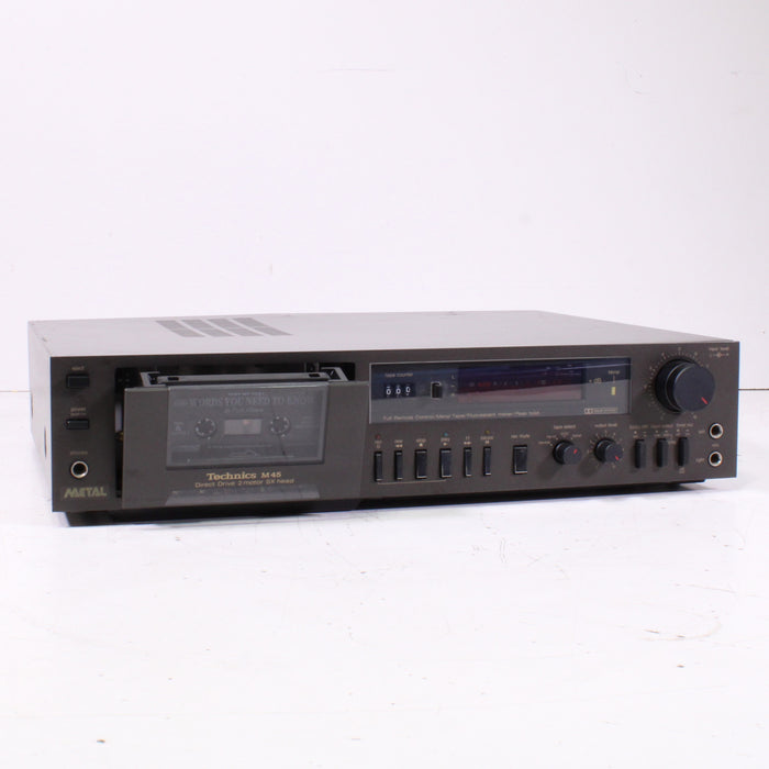 Technics RS-M45 Stereo Cassette Deck (1980-83)-Cassette Players & Recorders-SpenCertified-vintage-refurbished-electronics