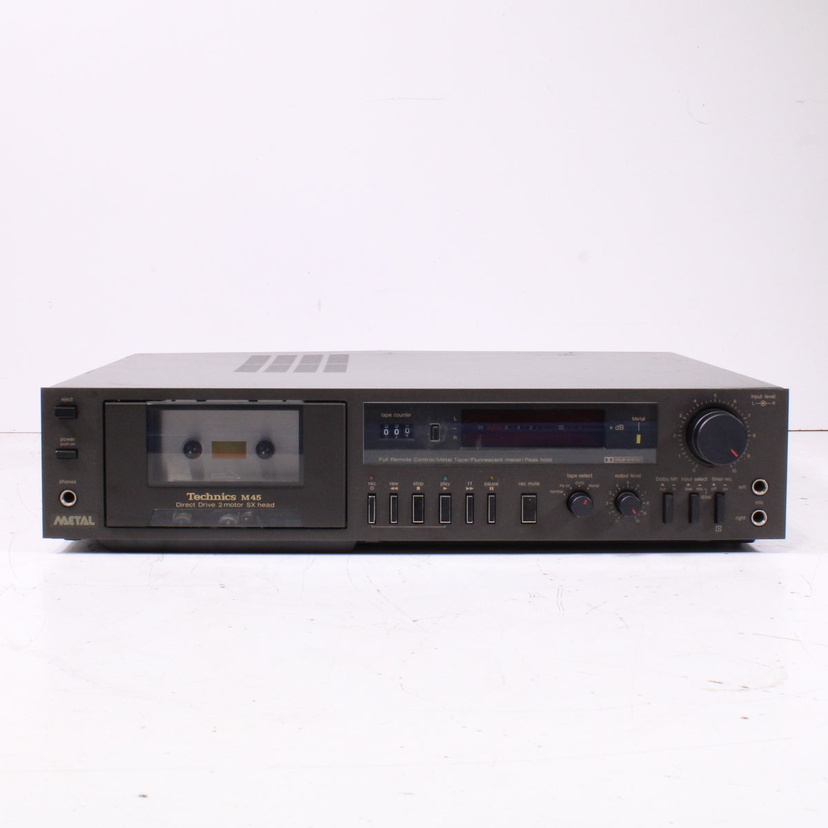 Technics M45 カセットプレーヤー　ジャンク品 やっとまともなカセットデッキを手に入れたよ（Technics RS-M45