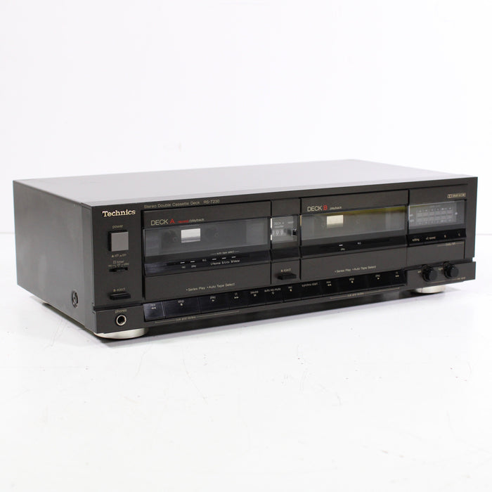 Technics RS-T230 Stereo Double Cassette Deck (1988)-Cassette Players & Recorders-SpenCertified-vintage-refurbished-electronics