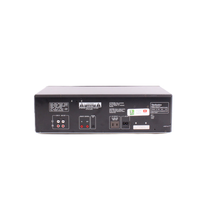 Technics RS-TR157 Stereo Dual Cassette Deck Player Recorder-Cassette Players & Recorders-SpenCertified-vintage-refurbished-electronics