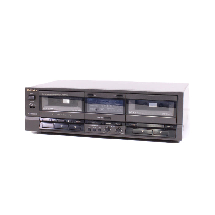 Technics RS-TR157 Stereo Dual Cassette Deck Player Recorder-Cassette Players & Recorders-SpenCertified-vintage-refurbished-electronics