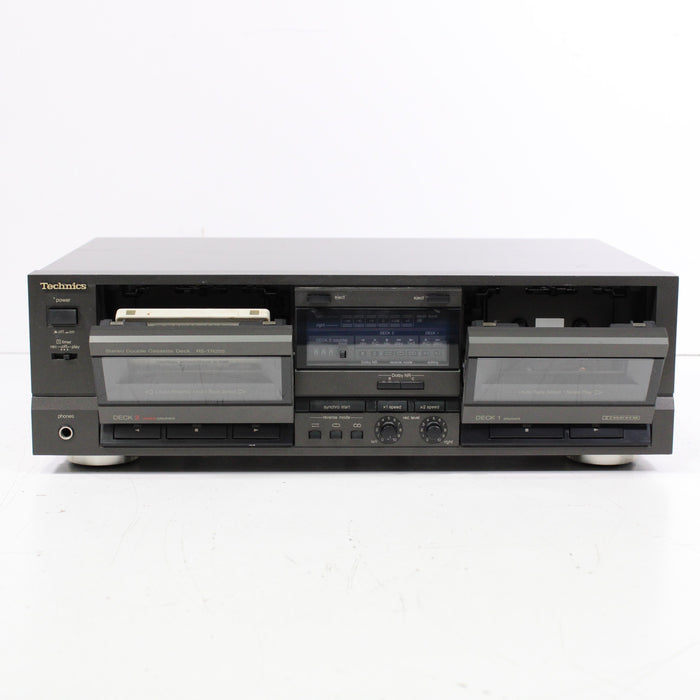 Technics RS-TR255 Stereo Double Cassette Deck Auto Reverse-Cassette Players & Recorders-SpenCertified-vintage-refurbished-electronics