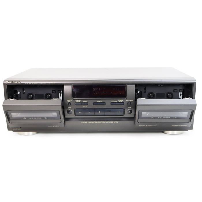 Technics RS-TR272 Dual Cassette Deck Player Recorder-Electronics-SpenCertified-refurbished-vintage-electonics