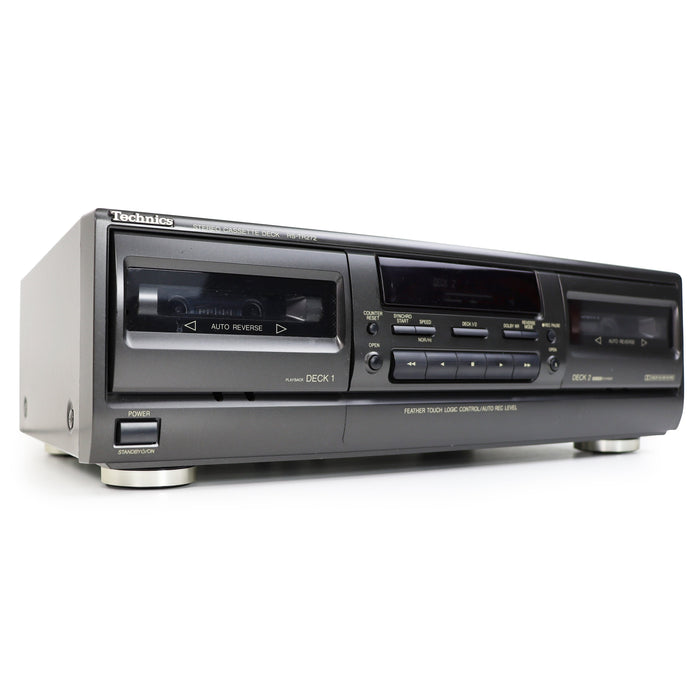 Technics RS-TR272 Dual Cassette Deck Player Recorder-Electronics-SpenCertified-refurbished-vintage-electonics