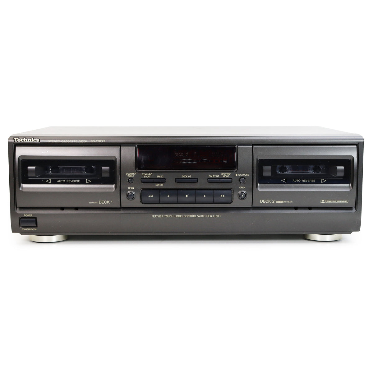 Technics RS-TR272 Dual Cassette Deck Player Recorder — SpenCertified