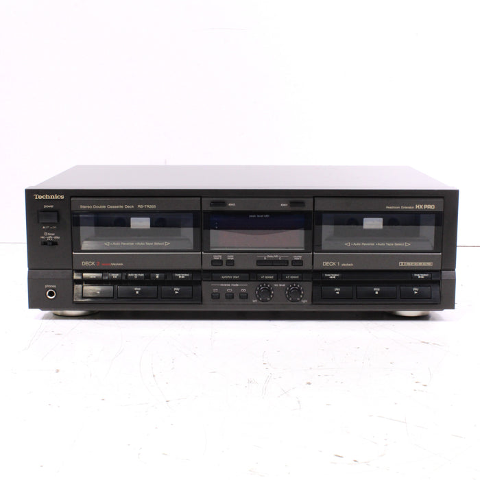 Technics RS-TR355 Stereo Double Cassette Deck Dolby NR (1989-91)-Cassette Players & Recorders-SpenCertified-vintage-refurbished-electronics