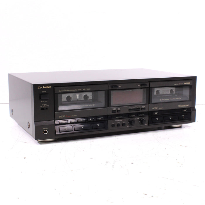 Technics RS-TR355 Stereo Double Cassette Deck Dolby NR (1989-91)-Cassette Players & Recorders-SpenCertified-vintage-refurbished-electronics