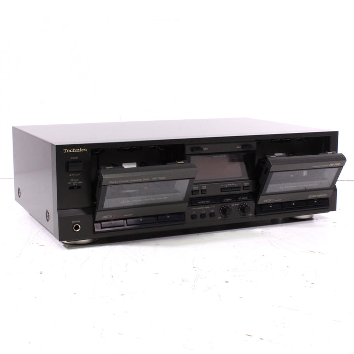 Technics RS-TR355 Stereo Double Cassette Deck Dolby NR (1989-91)-Cassette Players & Recorders-SpenCertified-vintage-refurbished-electronics
