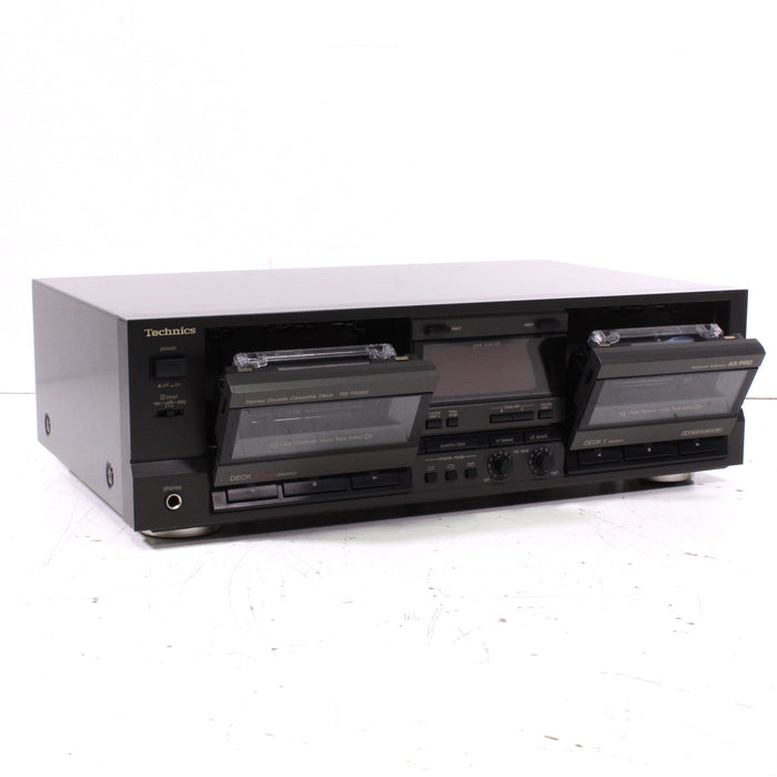 Technics RS-TR355 Stereo Double Cassette Deck Dolby NR (1989-91)-Cassette Players & Recorders-SpenCertified-vintage-refurbished-electronics