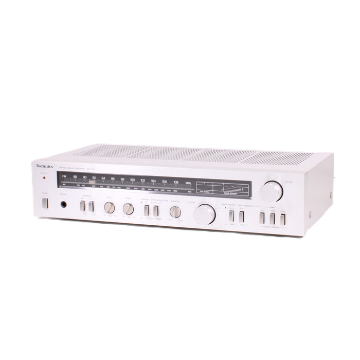 Technics SA-106 Stereo Receiver AM/FM Silver Face with Phono-Audio Receivers-SpenCertified-vintage-refurbished-electronics