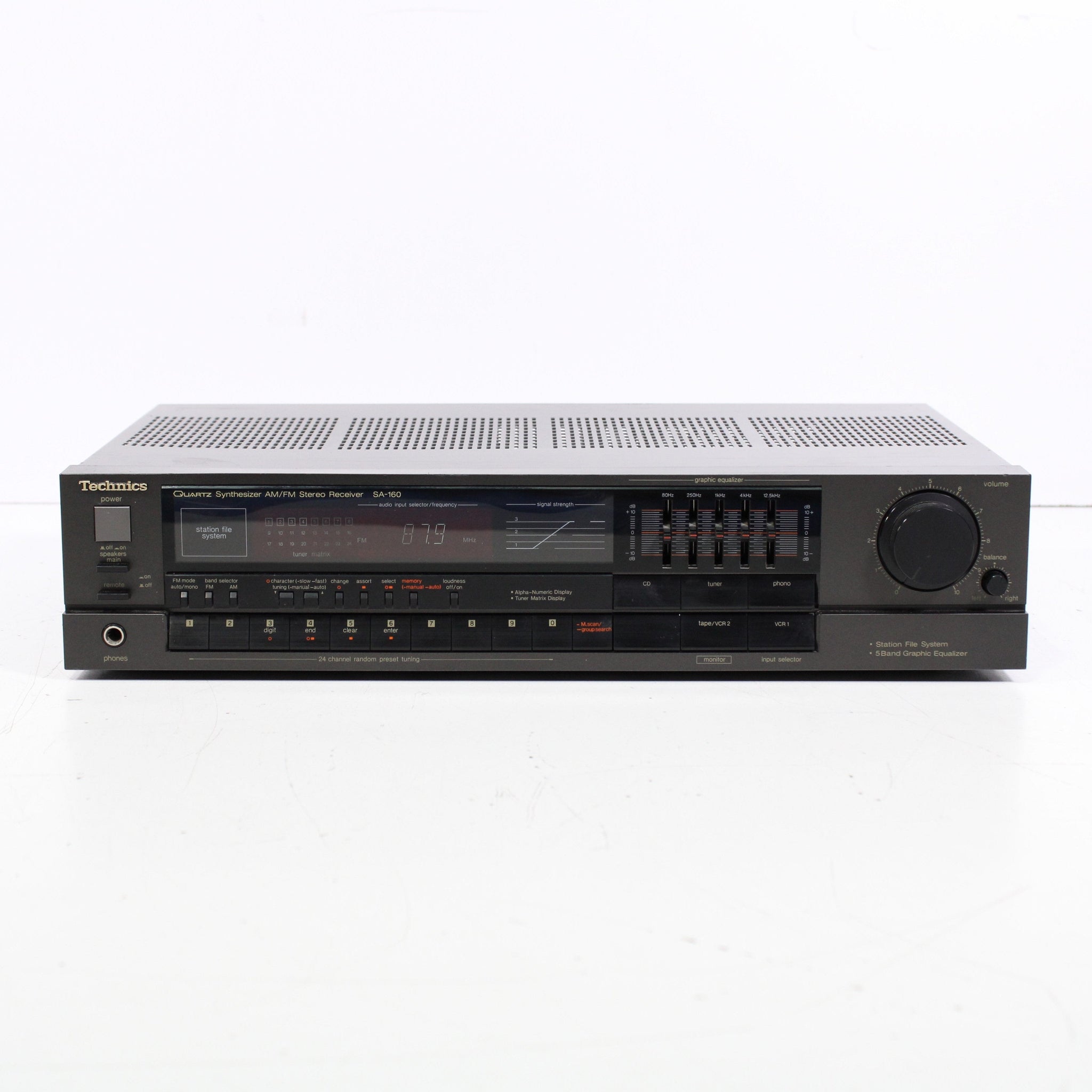 Technics SA-160 AM/FM Stereo Receiver (1988) (NO REMOTE)