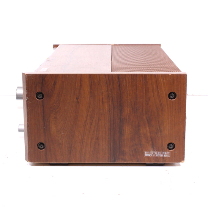 Technics SA-202 Vintage AM FM Stereo Receiver Silver Face Wooden Case (1980-82)-Audio & Video Receivers-SpenCertified-vintage-refurbished-electronics