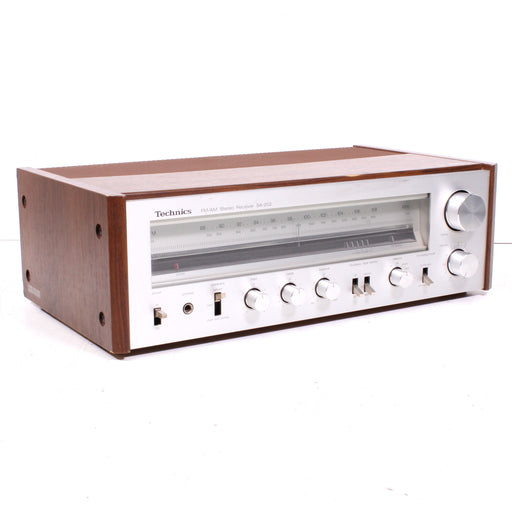 Technics SA-202 Vintage AM FM Stereo Receiver Silver Face Wooden Case (1980-82)-Audio & Video Receivers-SpenCertified-vintage-refurbished-electronics