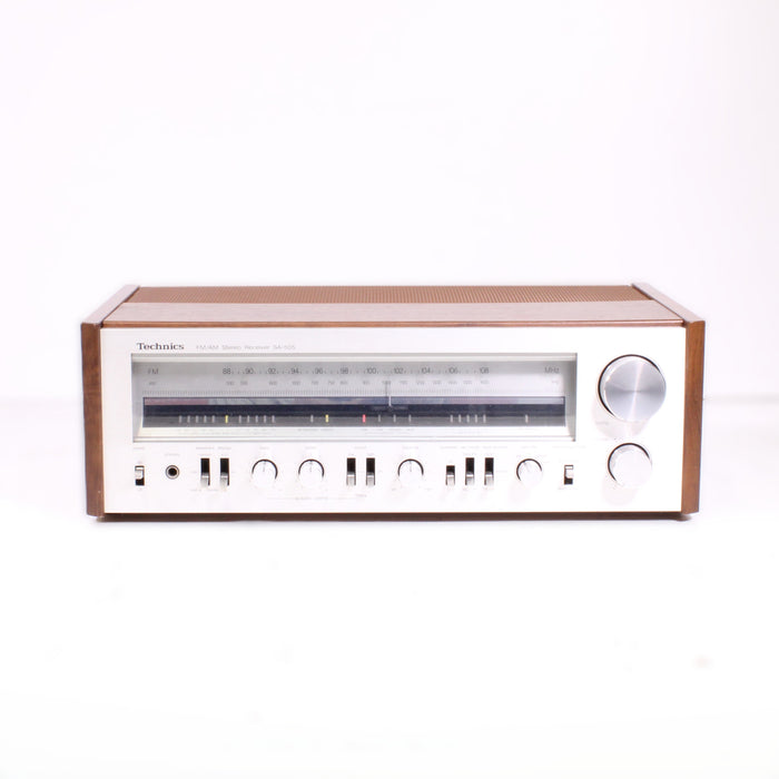 Technics SA-505 Stereo Receiver AM/FM Silver Face Phono (AS-IS)-Audio & Video Receivers-SpenCertified-vintage-refurbished-electronics