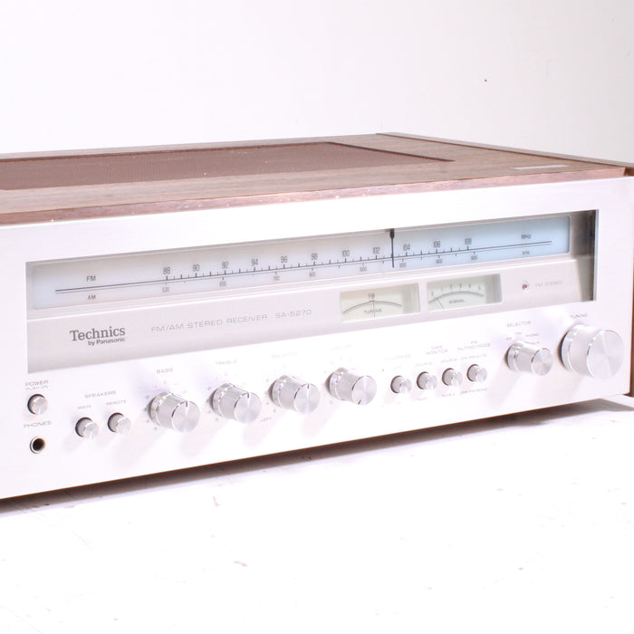 Technics SA-5270 AM/FM Stereo Receiver Silver Face (1977)-Audio Receivers-SpenCertified-vintage-refurbished-electronics