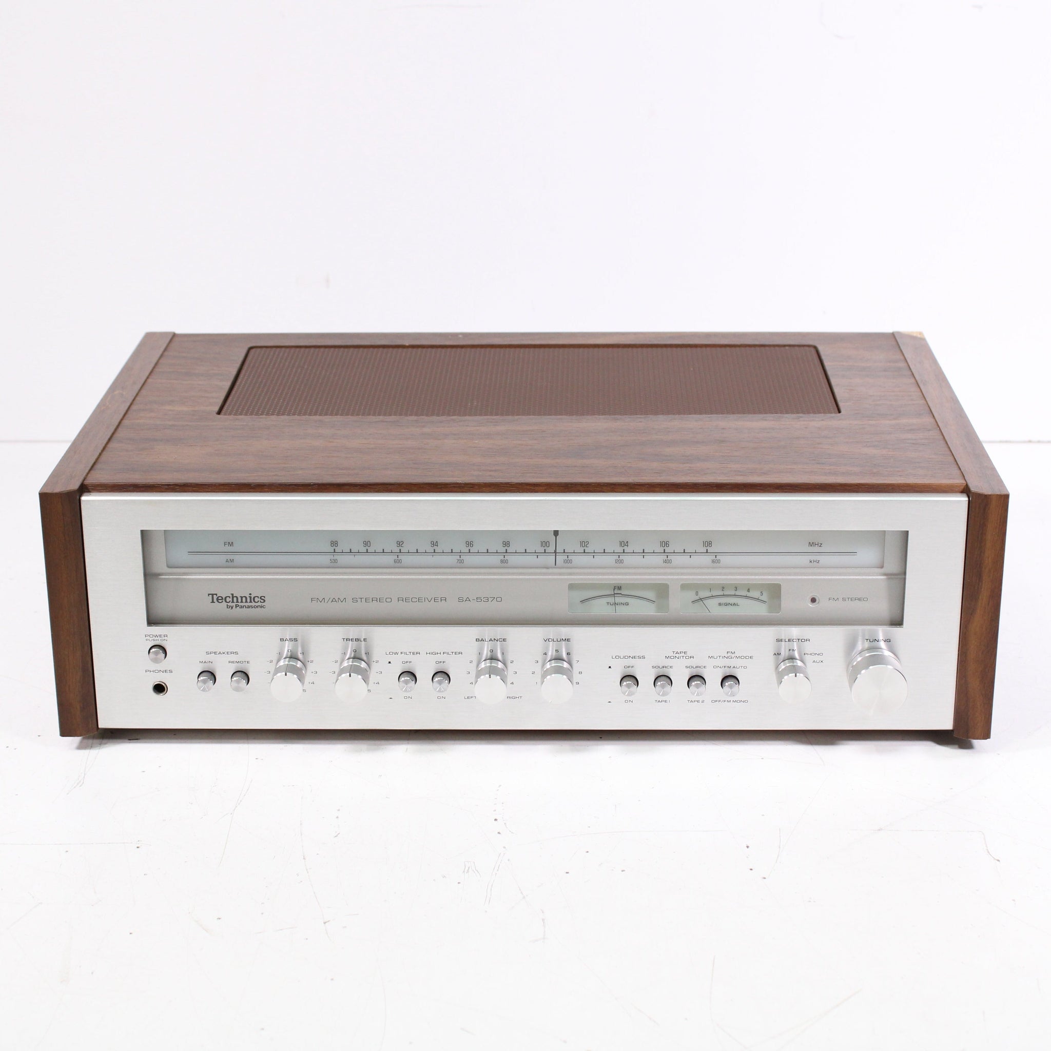 Technics SA-5370 Vintage AM/FM Stereo Receiver Silver Face (1977)